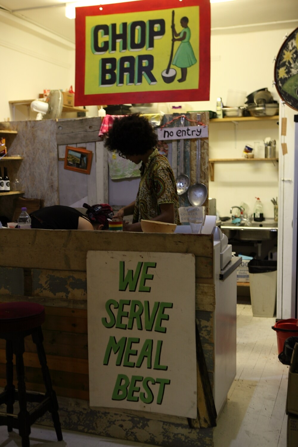 The Chop Bar counter