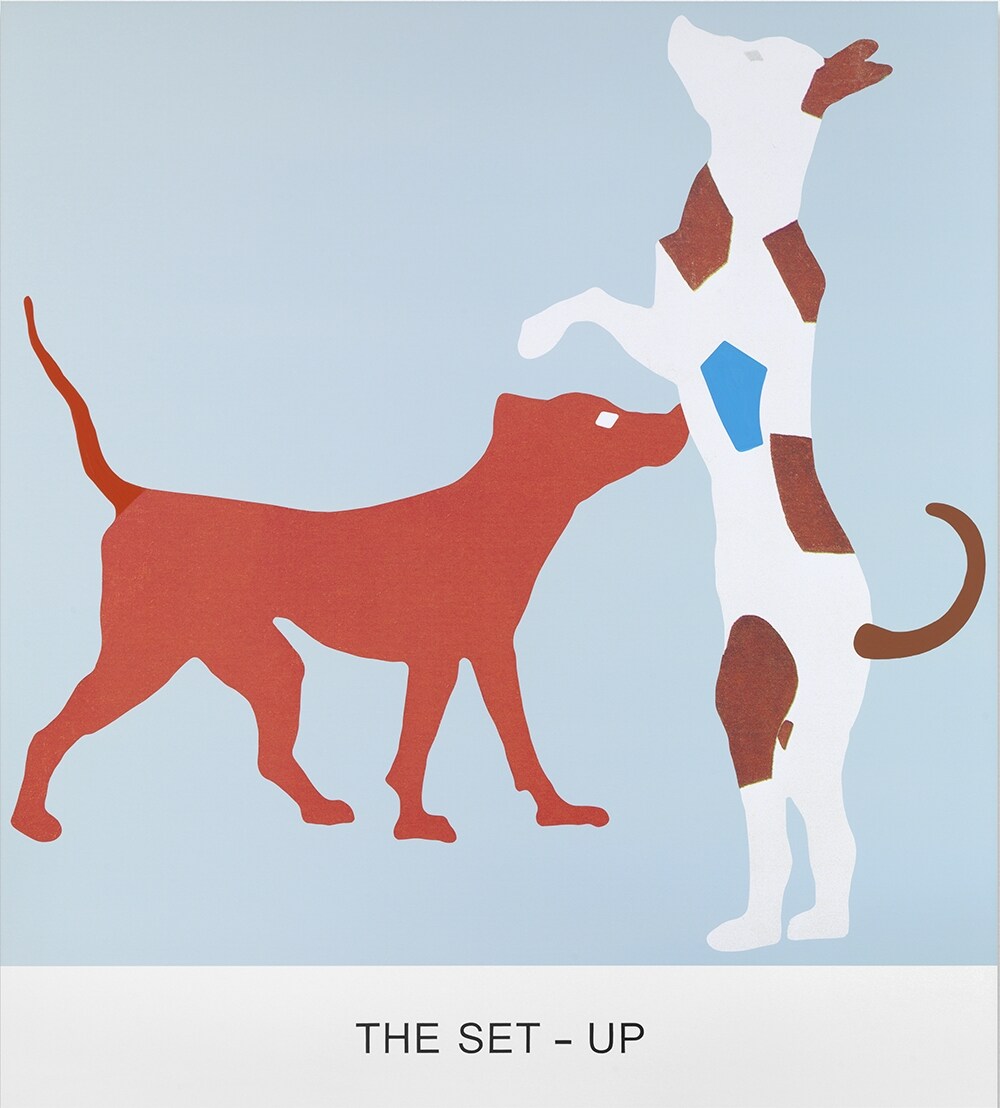 John Baldessari, Double Feature: The Set Up, 2011