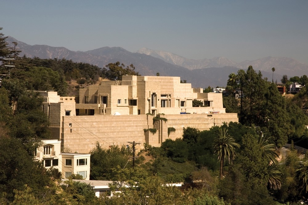 Ennis House, south fa&#231;ade