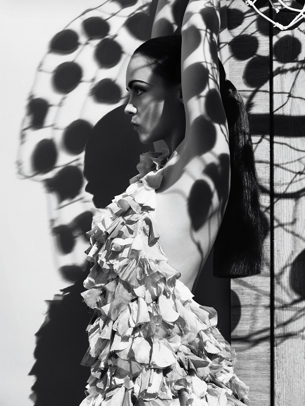 Christina Ricci wearing Alexander McQueen in AnOther Magazin