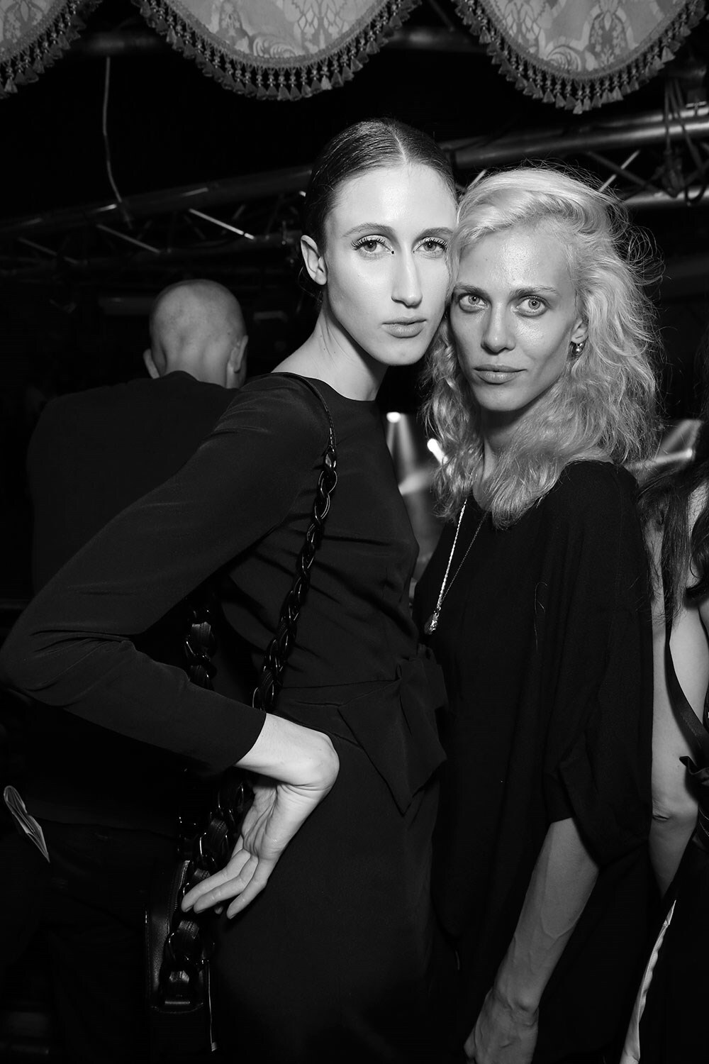 Anna Cleveland and Aymeline Valade