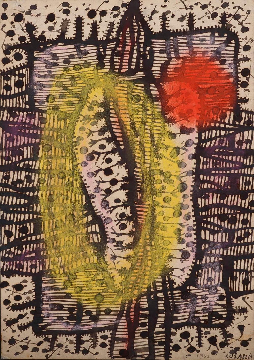 Yayoi Kusama, Flower, 1952