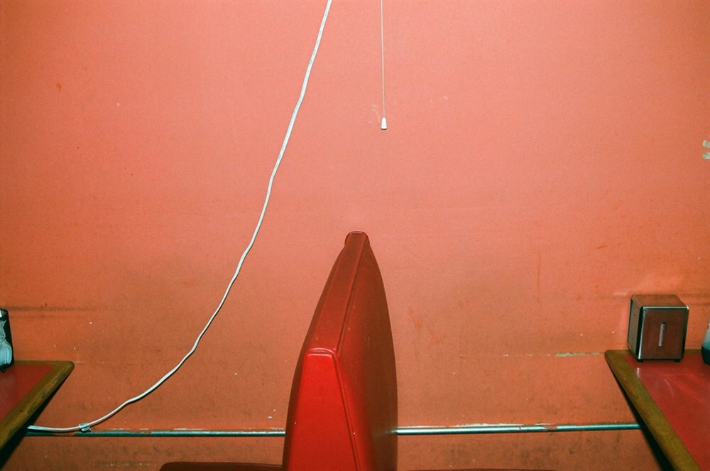 Lorena Lohr, Untitled (Red Leather Booth), 2013. C