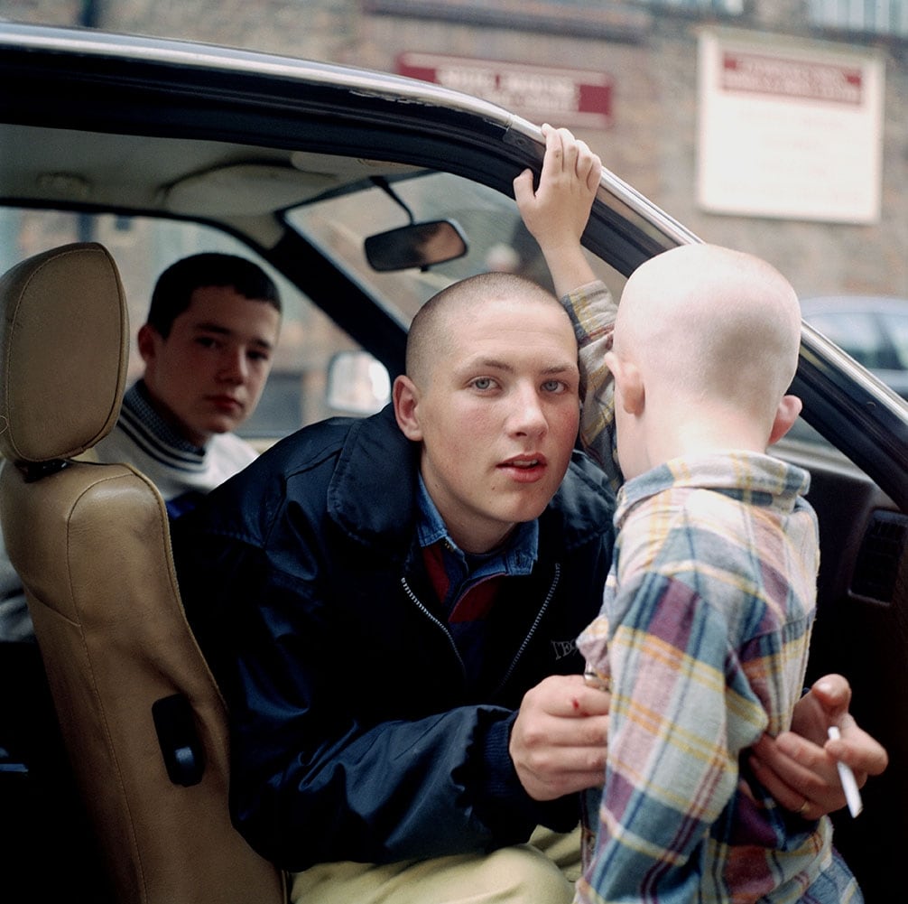 Rob Bremner, Skinhead Boys Sitting in a Car