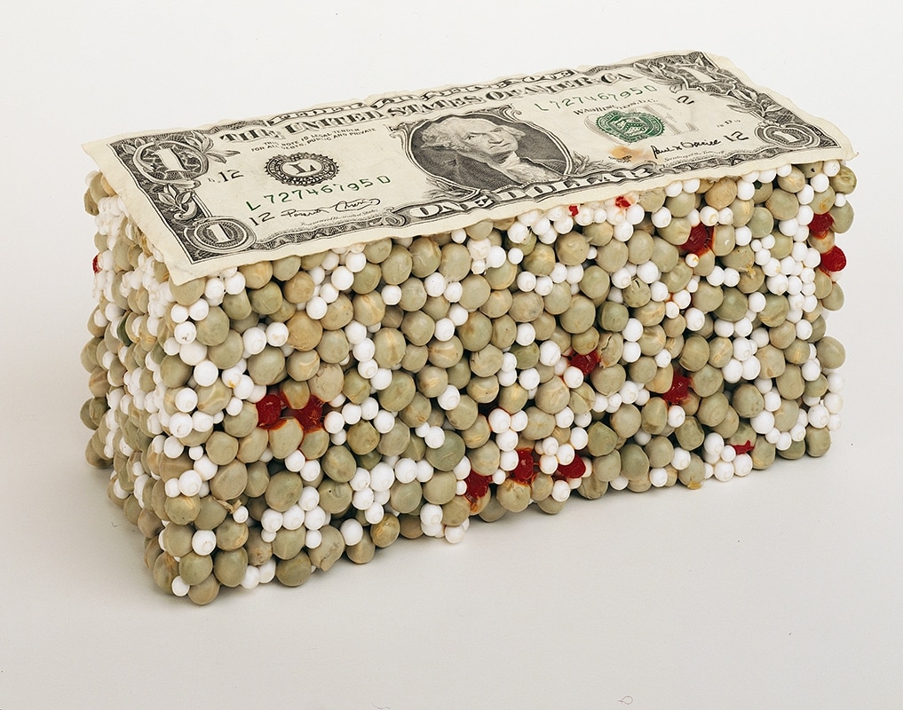 Jason Rhoades, PeaRoeFoam Nubuck (Dollar sized)