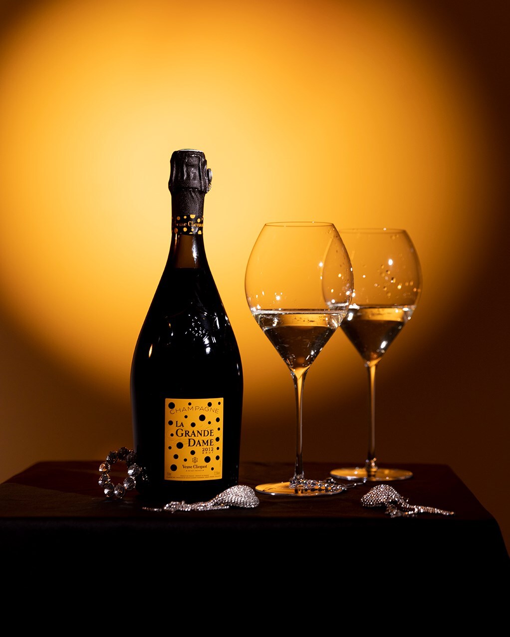 Shini Park for La Grande Dame x Yayoi Kusama by Veuve Clicq