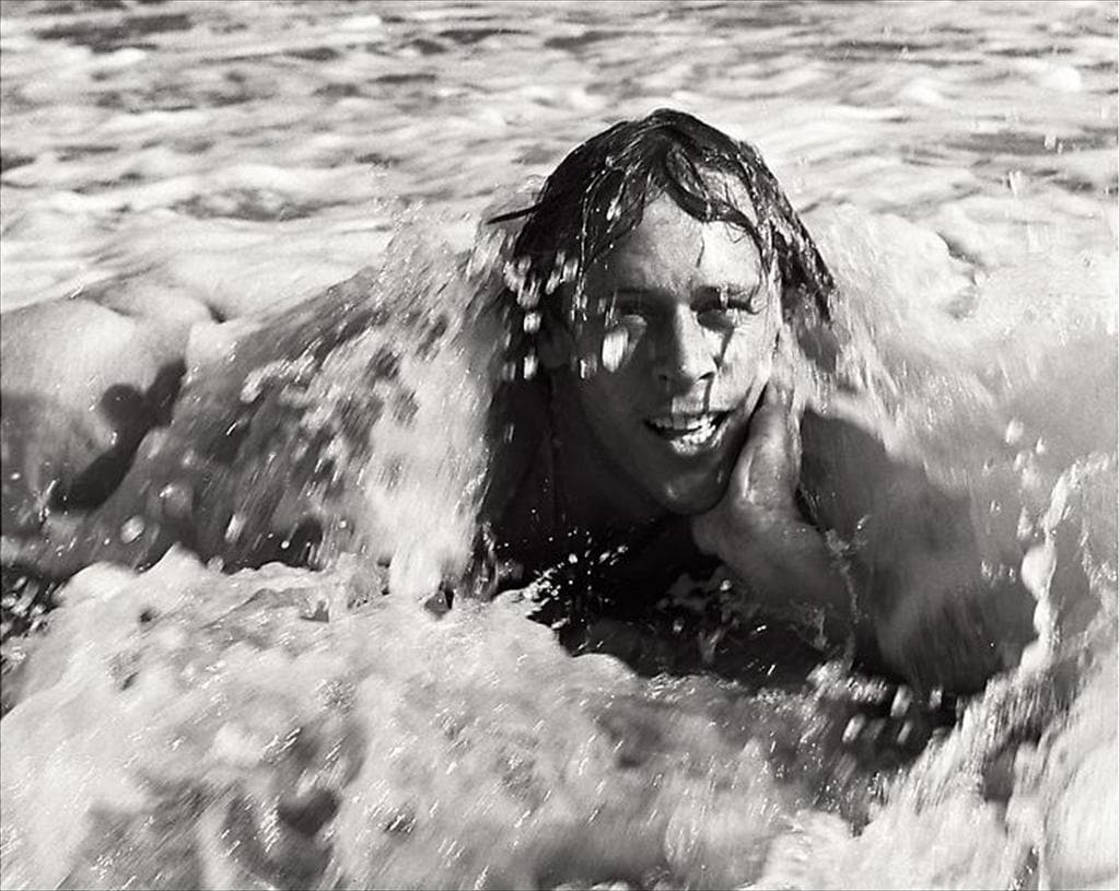 Paul Thek in the Surf, Fire Island, 1966