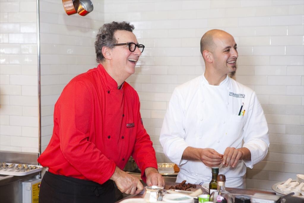 Massimo Riccioli at Clinique Aromatics Elixir 40th Anniversa