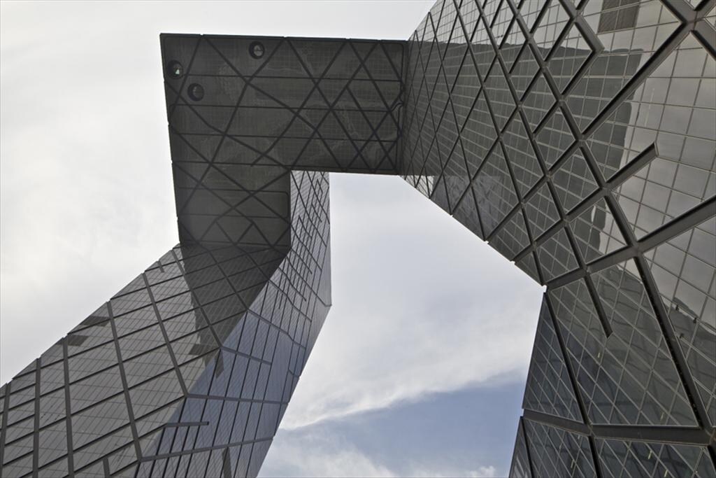 OMA&#39;s CCTV building, Beijing, 2011