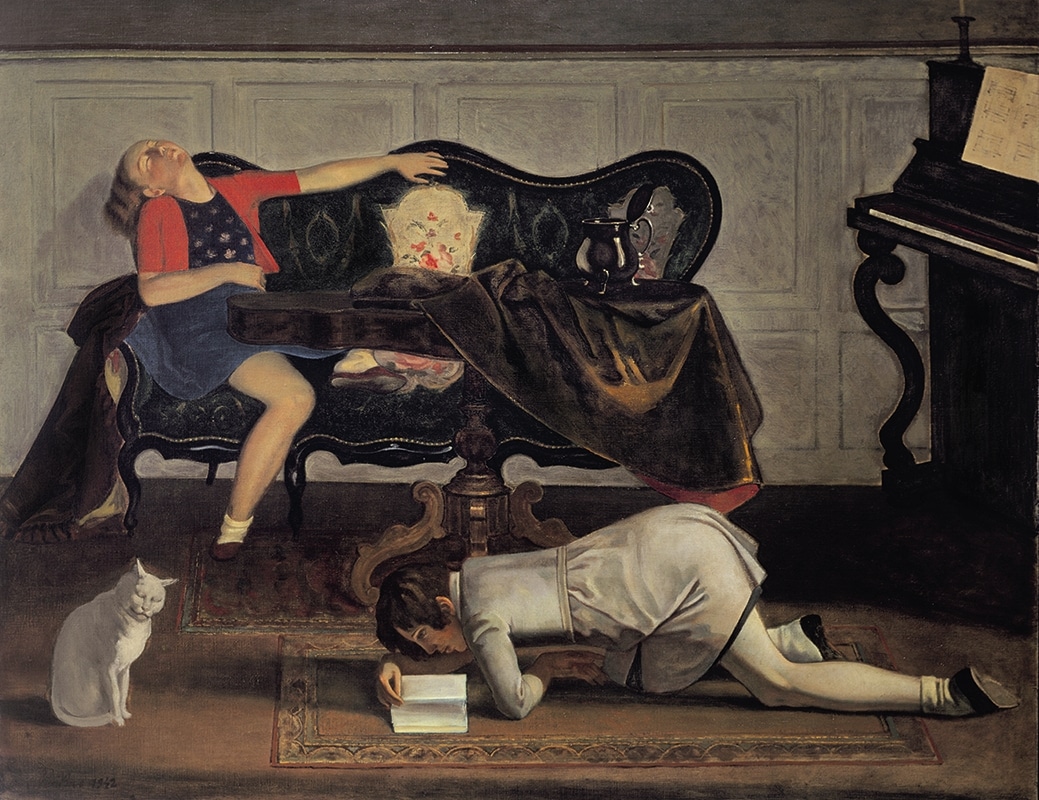Balthus, Salon II, or The Drawing Room II, 1942