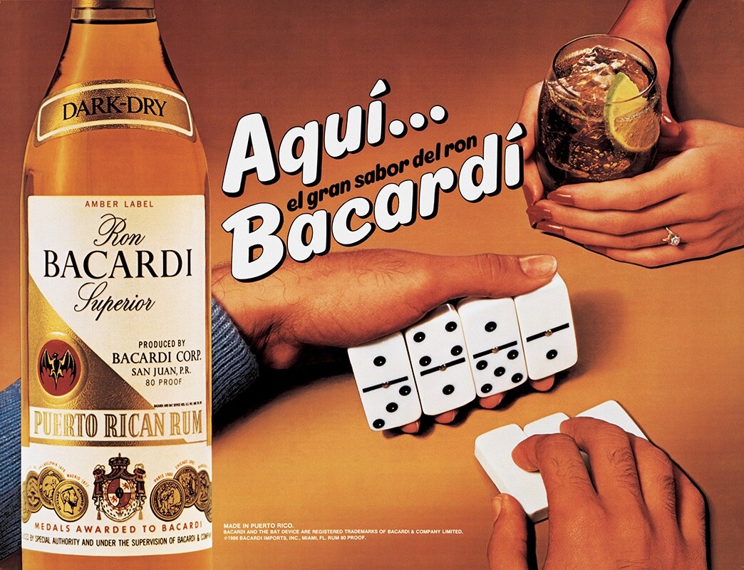 Jeff Koons, Aqui Bacardi, 1986