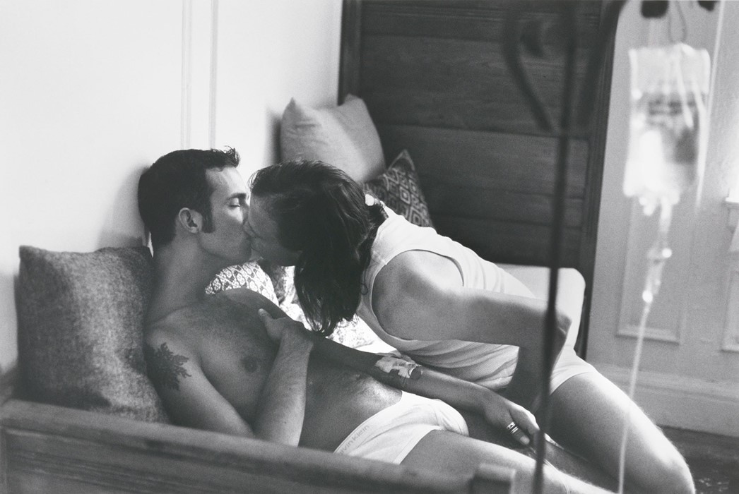 Lifeline Eric Rhein, Kissing Ken (self-portrait with Ken Dav