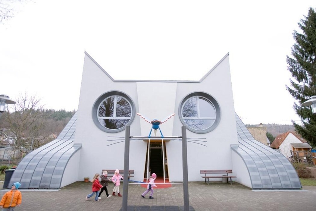 A Cat Shaped School by Tomi Ungerer