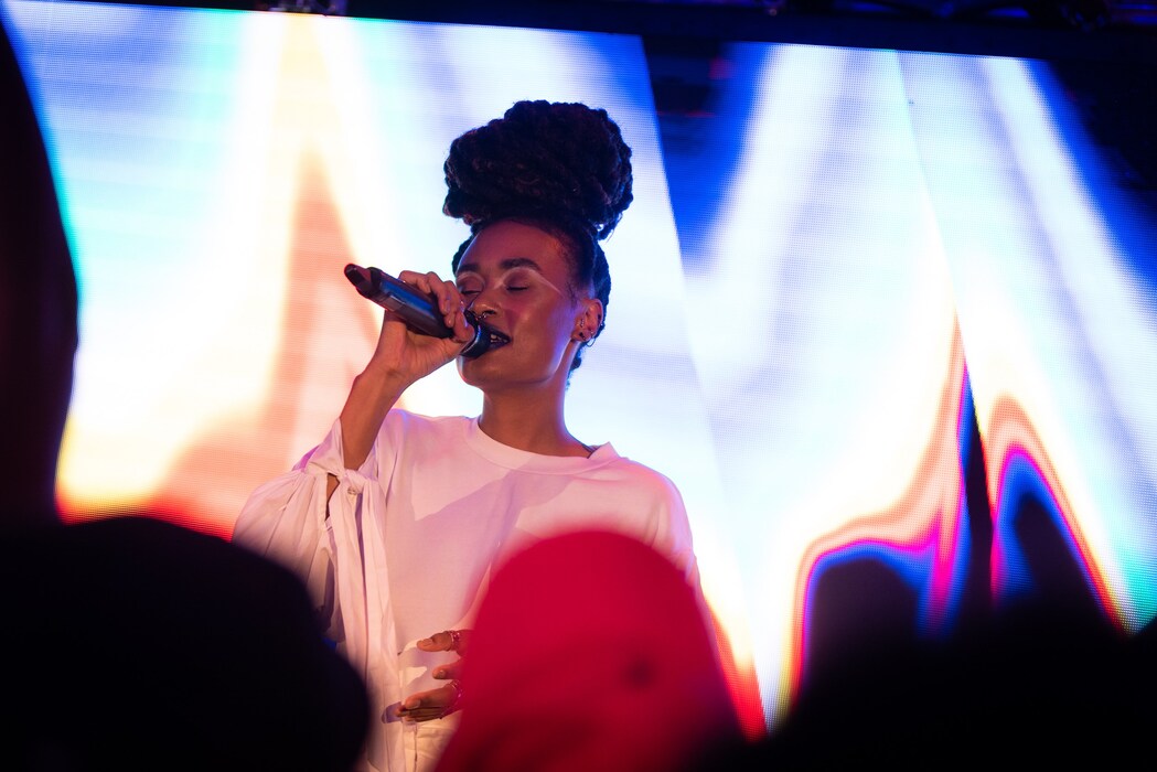 Sio performing at Ballantine’s True Music Series