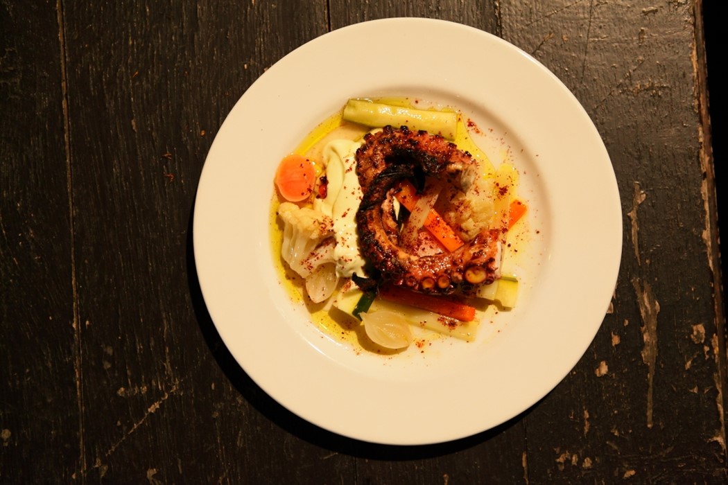 Grilled octopus