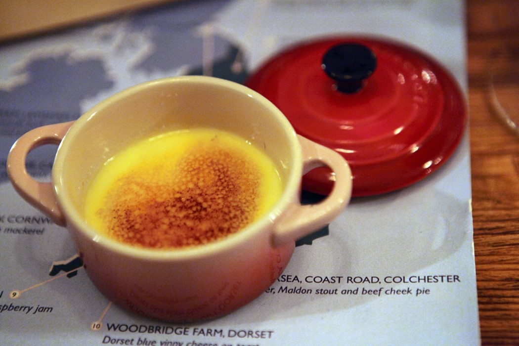 Vanilla English cream with burnt sugar