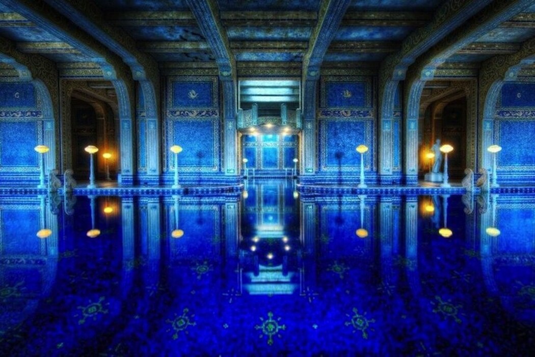 Swimming pool at Hearst Castle, California