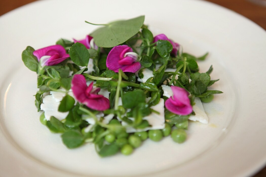 Peas and Ticklemore