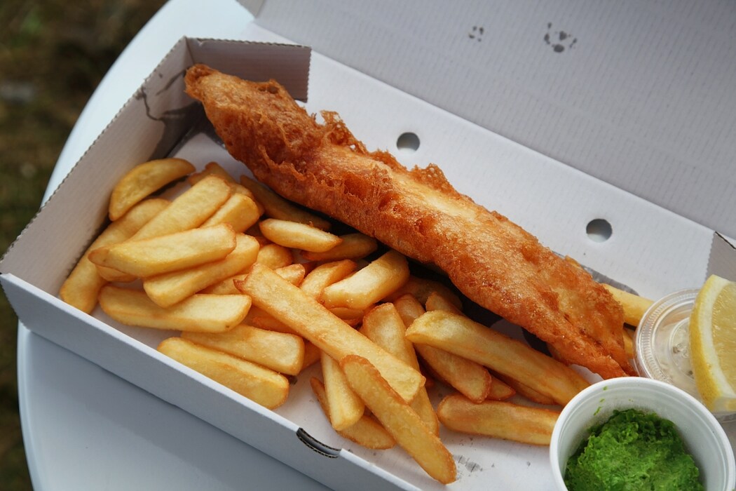 J Sheekey cod and chips at Wilderness