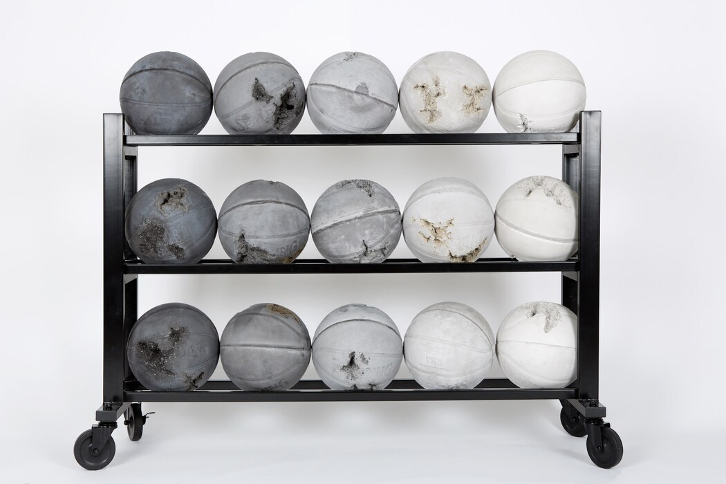 Daniel__Arsham ash, glacial rock, obsidian, rosw q