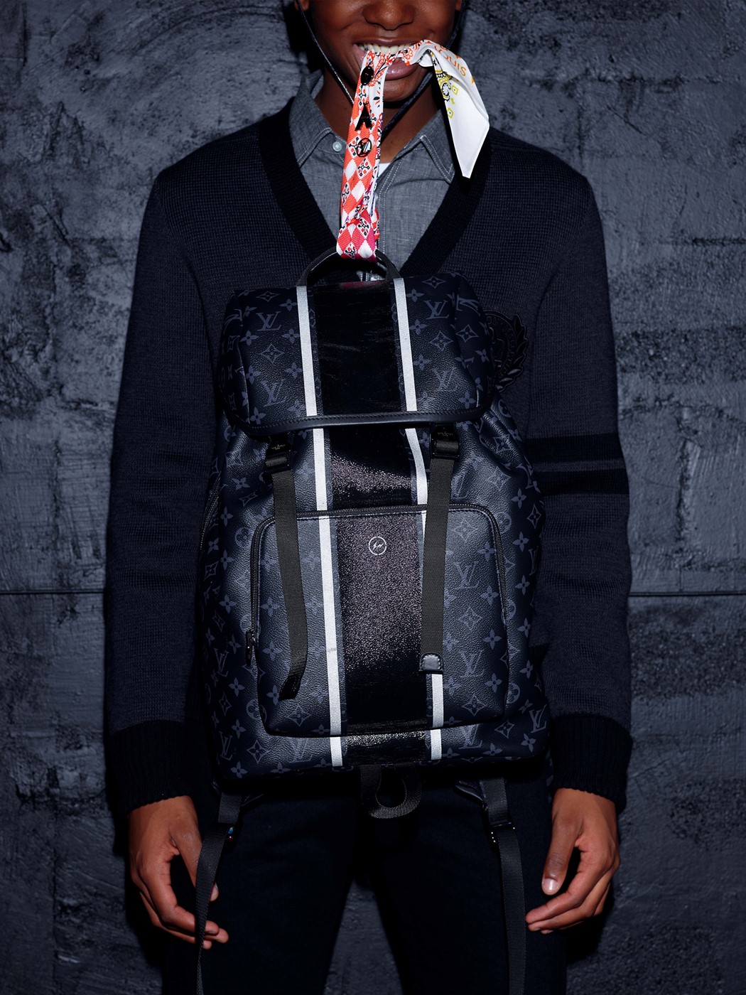 Louis Vuitton Fragment Black Eclipse Monogram Zack Backpack
