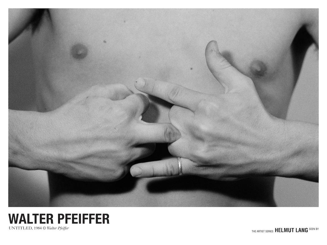 Helmut Lang Walter Pfeiffer ポスター Your First Look at Helmut Lang as Seen by Walter Pfeiffer