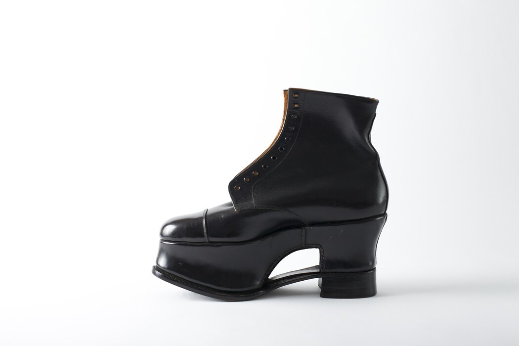 Orthopaedic Derby boot. Cordwainers College studen