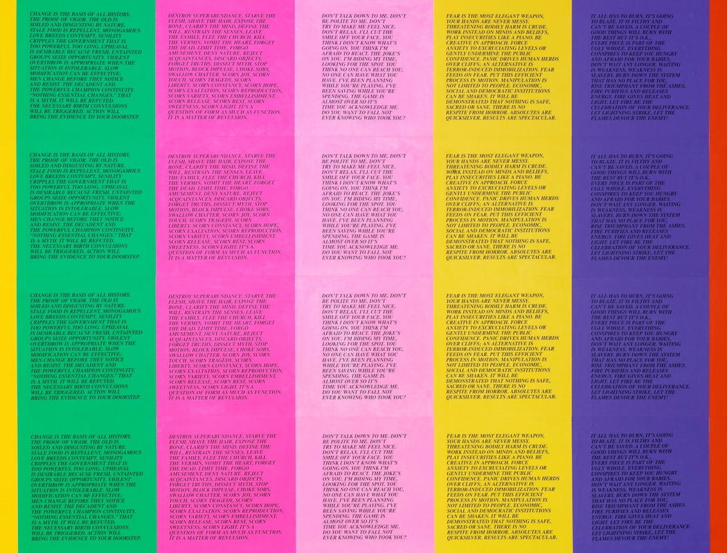 Jenny Holzer on the Power of the Word in Art | AnOther