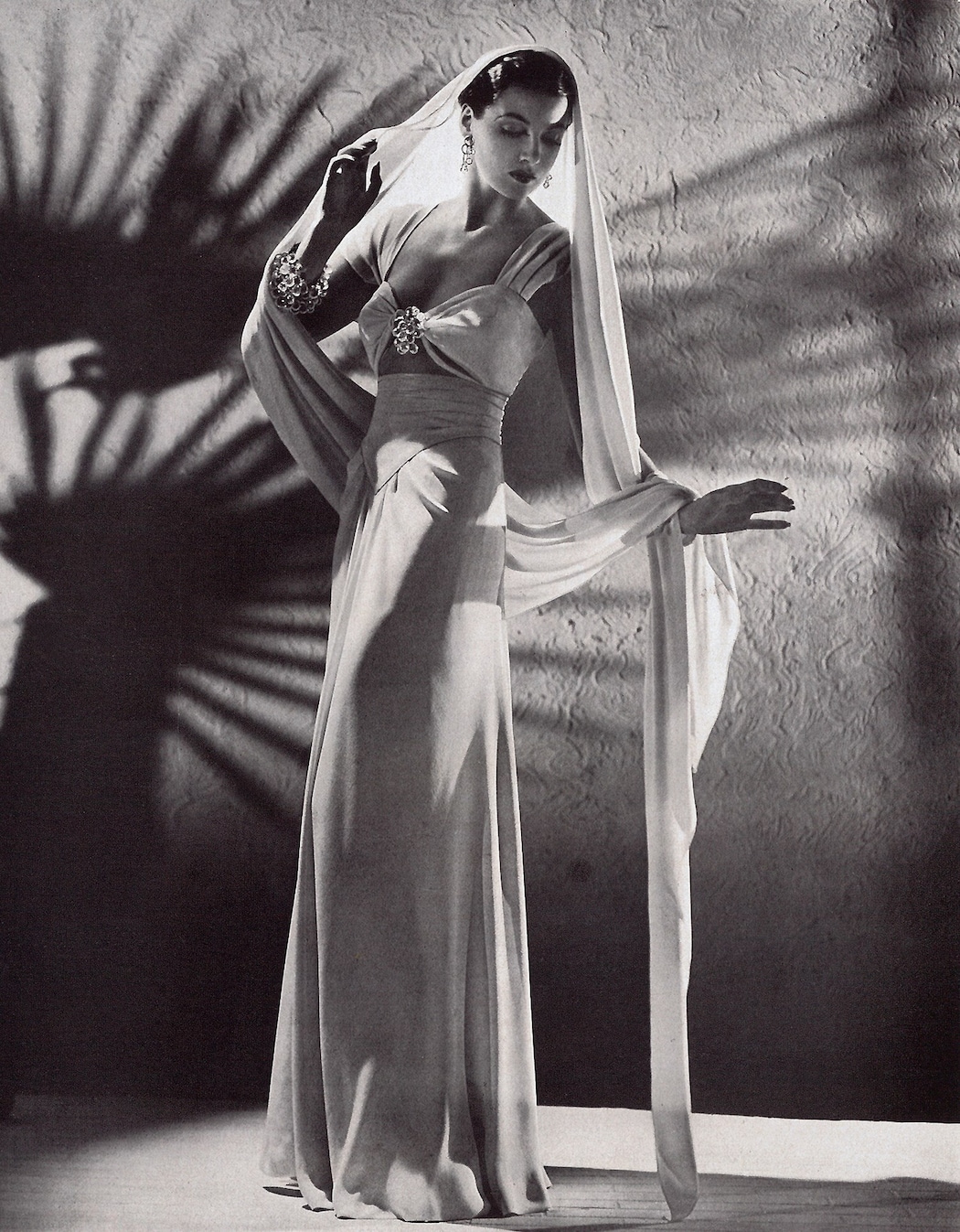 white christmas dresses Vintage 1930s Rayon and Lace Slip Dress or Gown