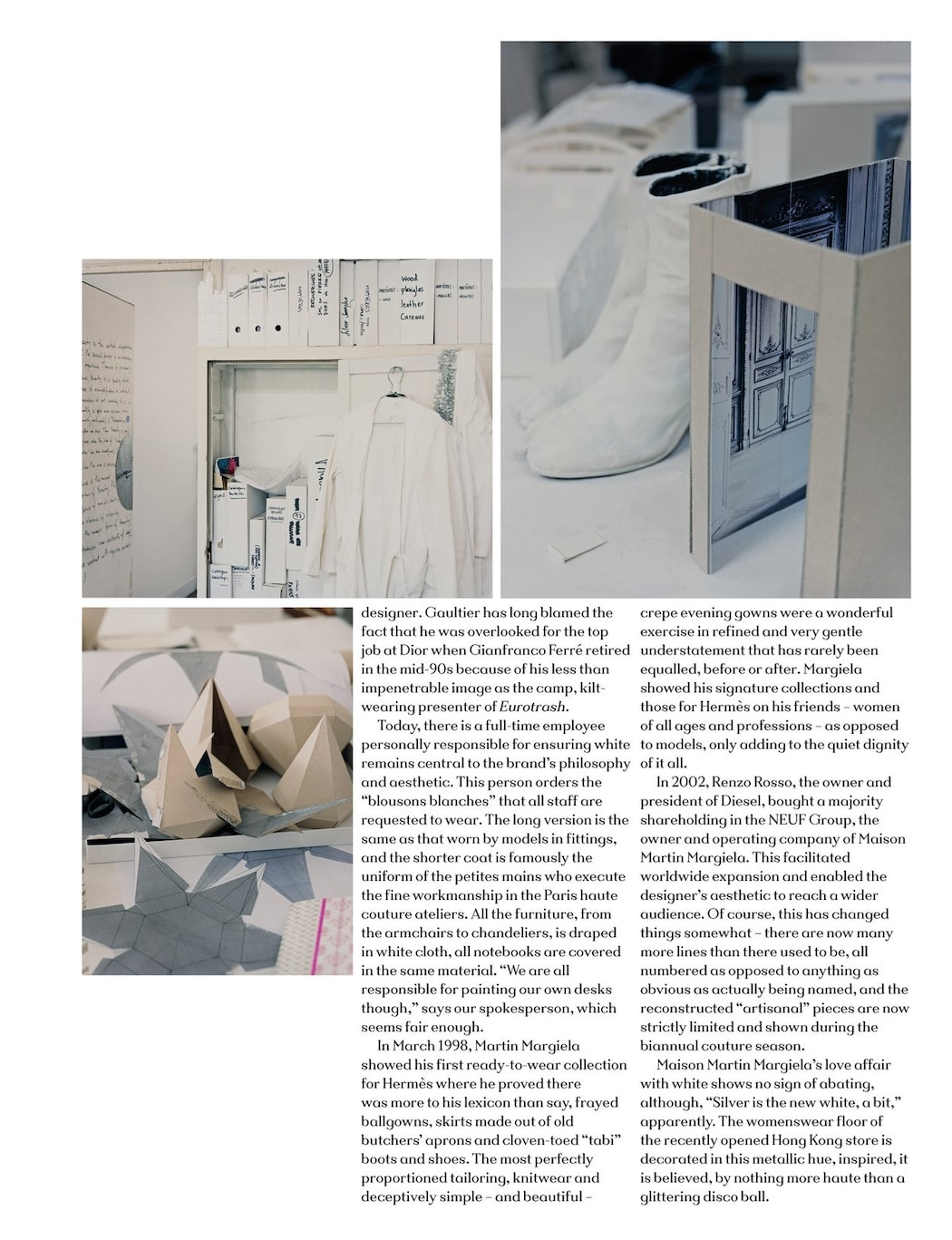 From the Archive: Inside Martin Margiela's All-White Maison