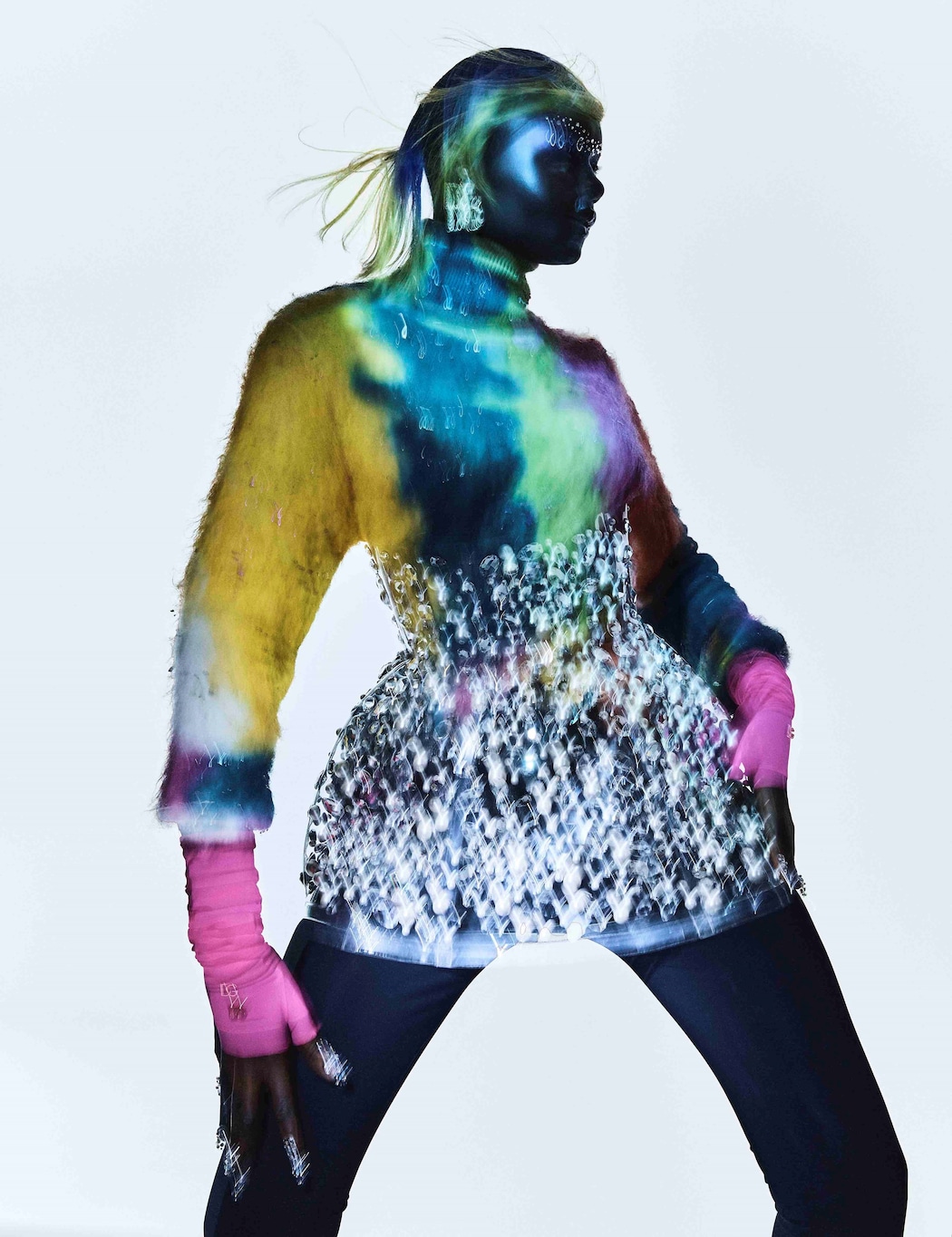 Dolce & Gabbana 幾何学模様 薄いジャンパー Digital Psychedelia: Dolce & Gabbana A/W 2021 Takes a Trip Through