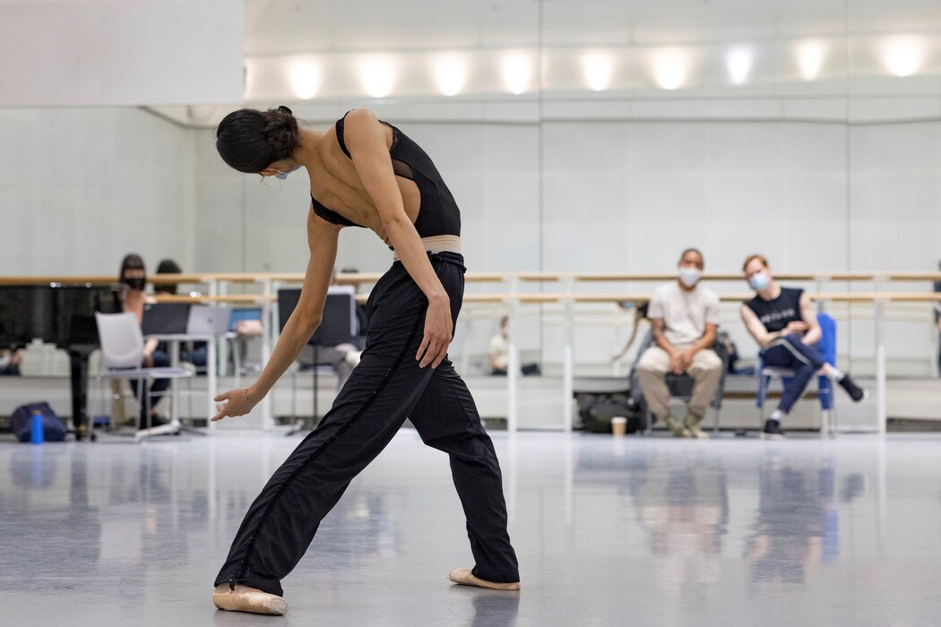 Fumi Kaneko in rehearsal