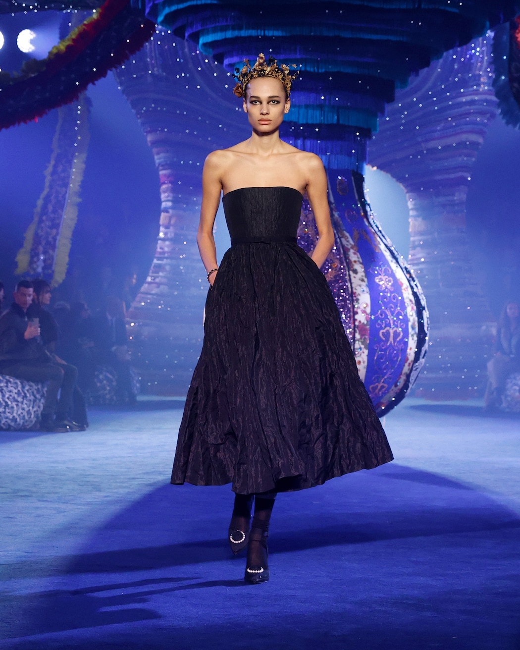princess polly baby blue dress Alexis Mabille: Alexis Mabille Presents Its New Haute Couture Fall-Winter  2023/2024 Collection: Mondaines main image 1
