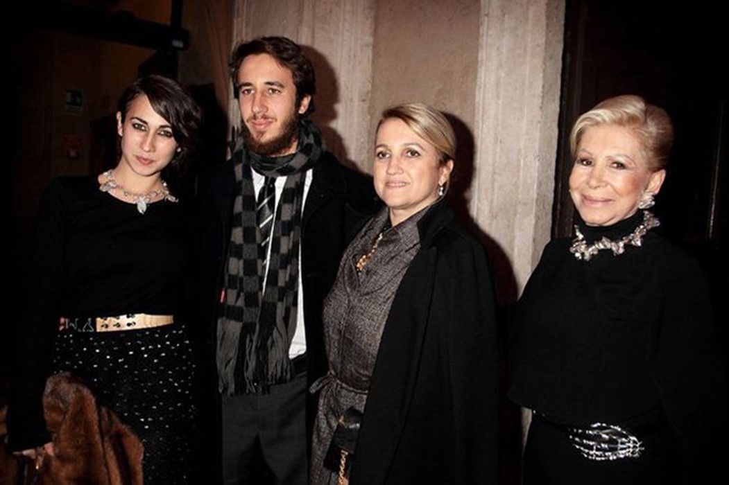Delfina Delettrez Fendi (far left) and Anna Venturini Fendi