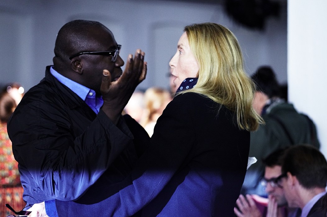 Edward Enniful and Tonne Goodman at Rodarte S/S13