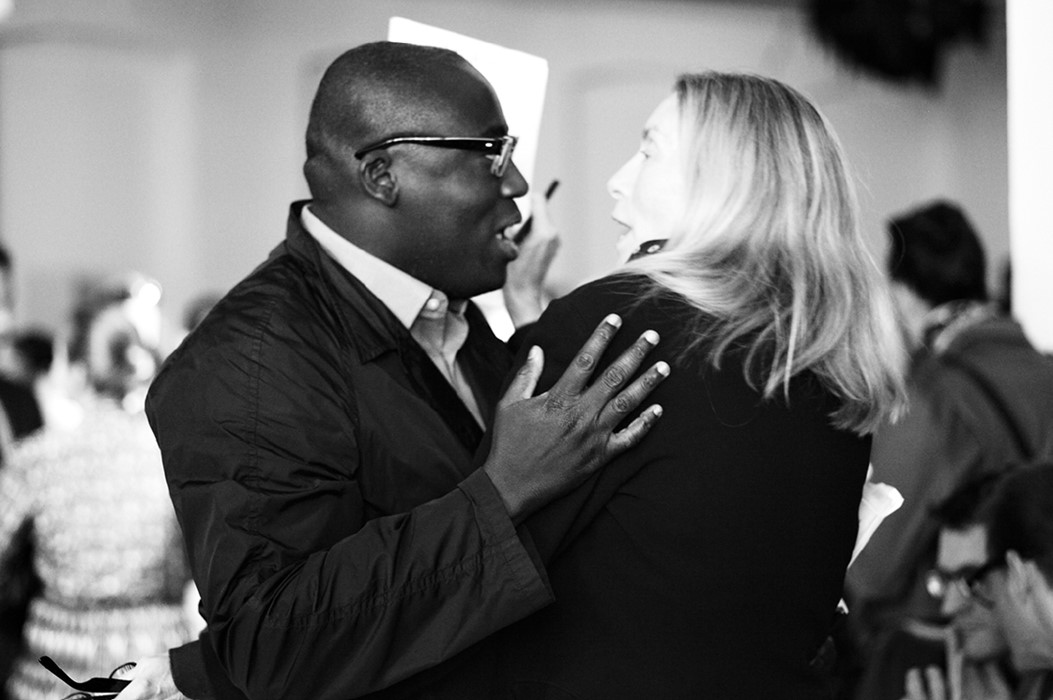 Edward Enniful and Tonne Goodman at Rodarte S/S13