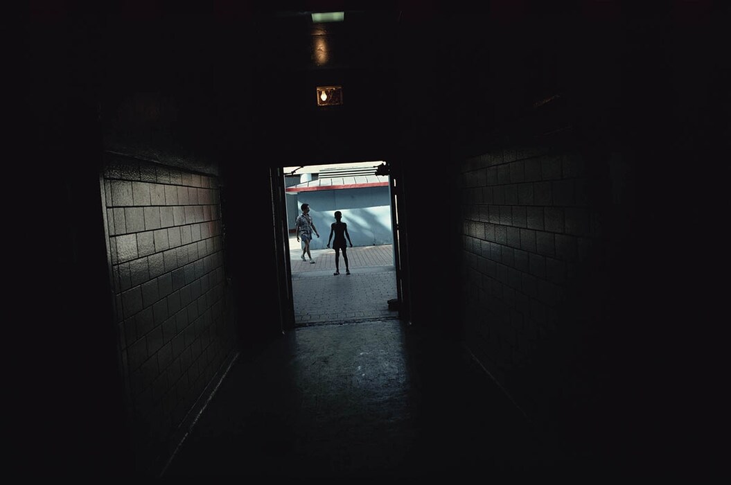 Joseph Rodriguez, Jefferson Pool entrance, Spanish Harlem, N