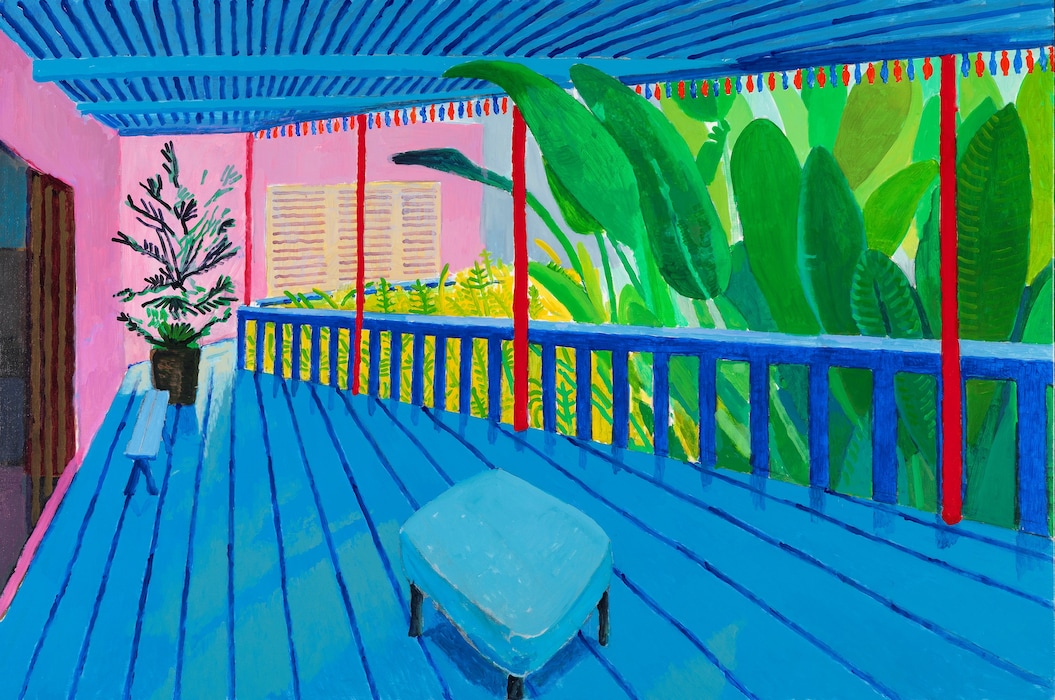 Garden with Blue Terrace 2015