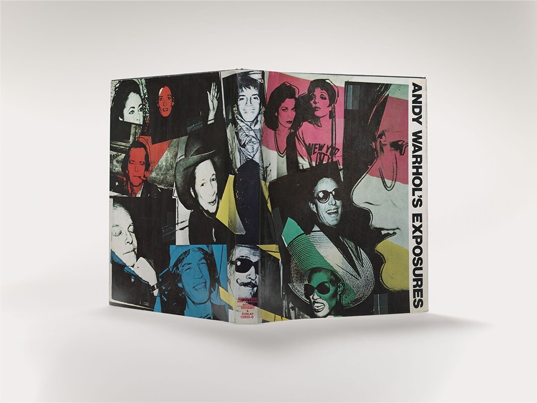 Exposures Cover, Andy Warhol with Bob Colacello, Andy Warhol