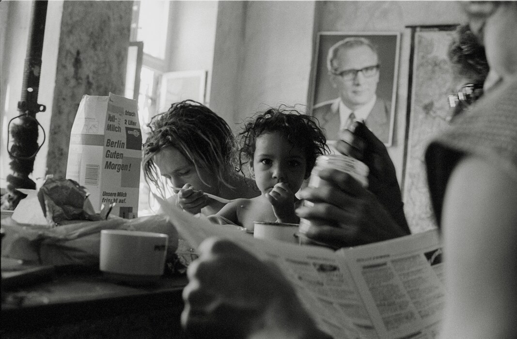 Living room in Synlabor, Kleine Hamburger Stra&#223;e 5, 1990