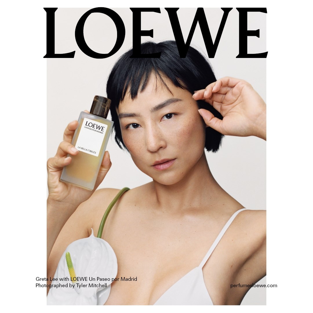 Greta Lee for Loewe tyler mitchell