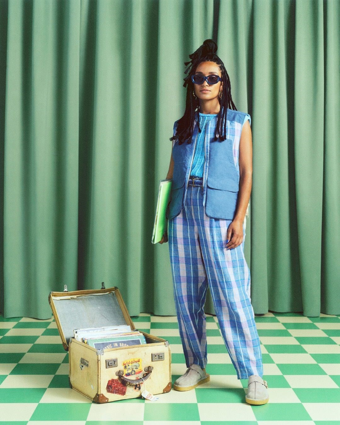 Nicholas Daley SS 23 modelled by Zakia Sewell. Pho