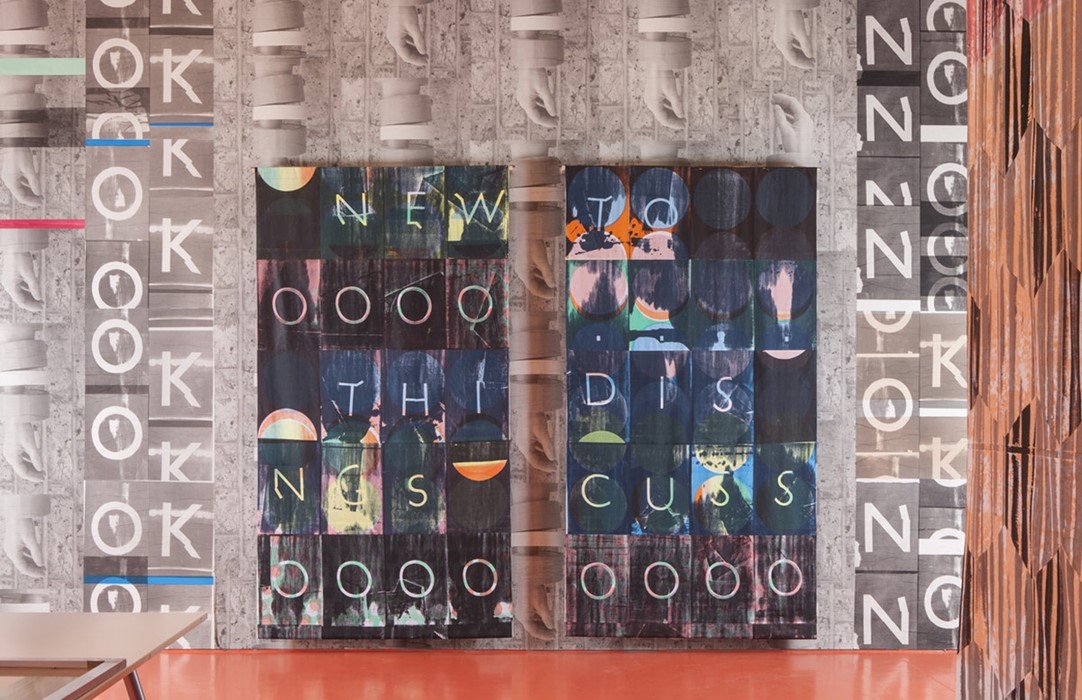 Ciara Phillips, New Things, 2013, and To Discuss, 2013