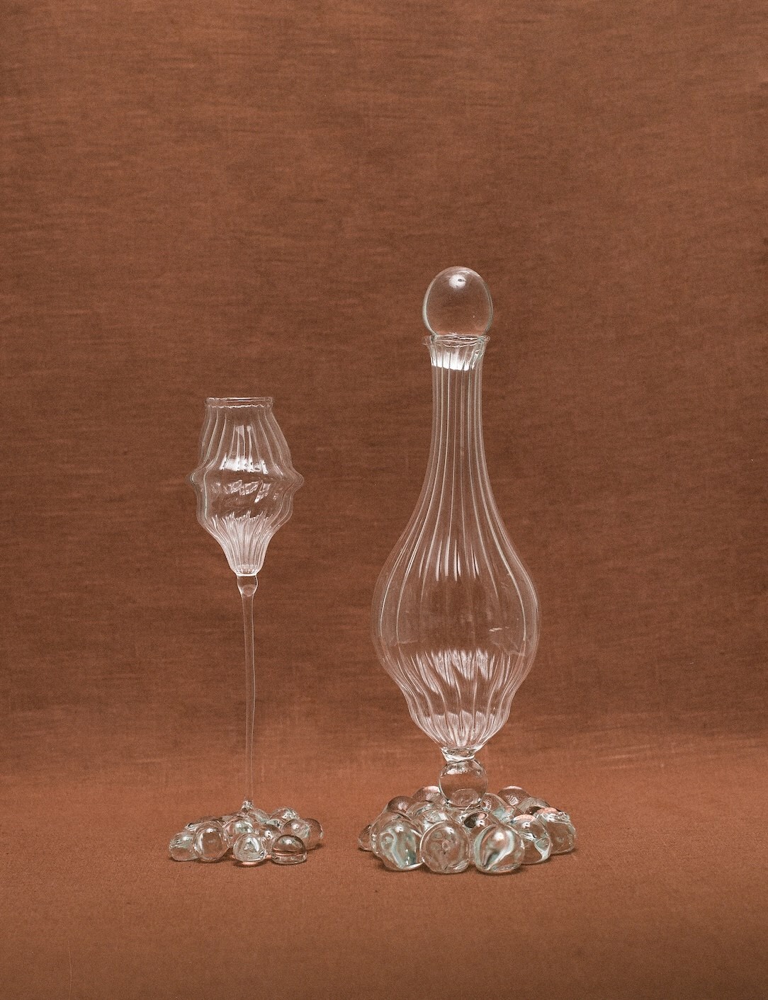 Justine Menard - Calypso carafe &amp; Orphée glass - 