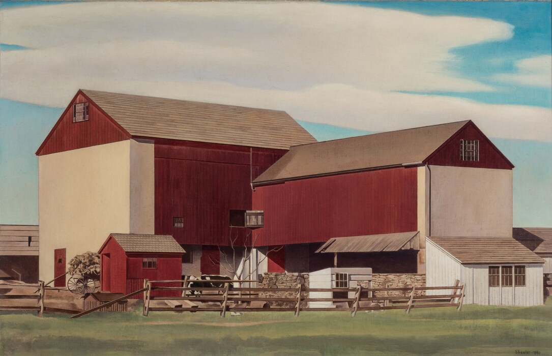 Bucks County Barn (c) Estate of Charles Sheeler
