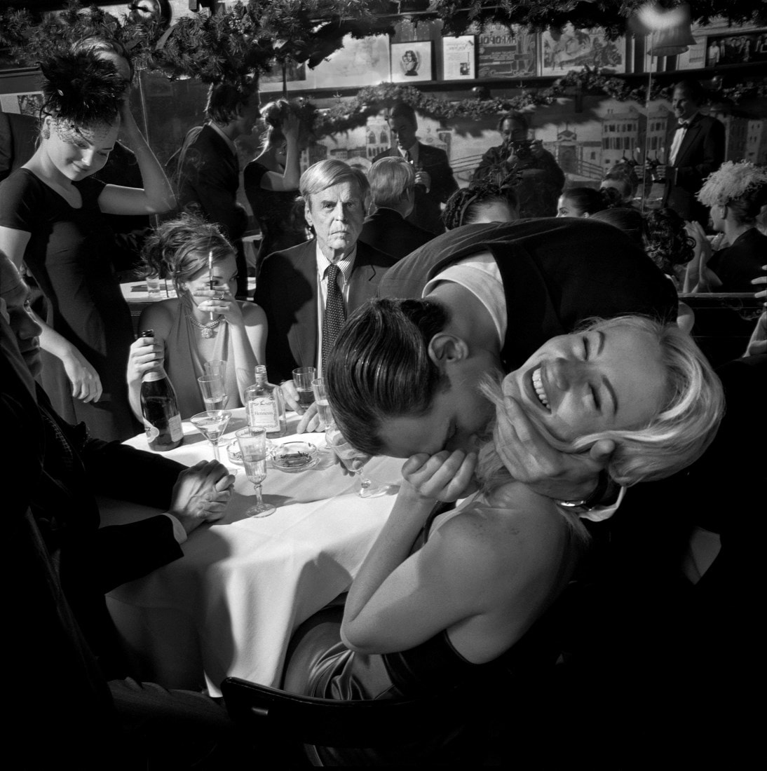 2_Larry Fink_George Plimpton, Jared Paul Stern, an
