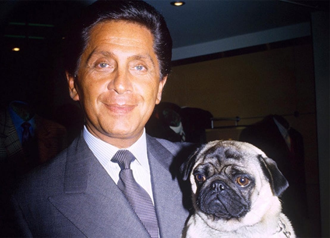 Valentino and his pug