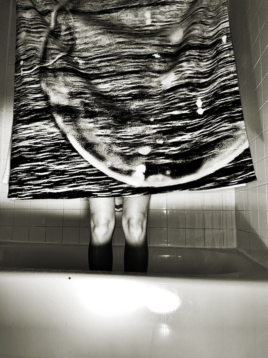Curtains and Towels by Katie Burnett