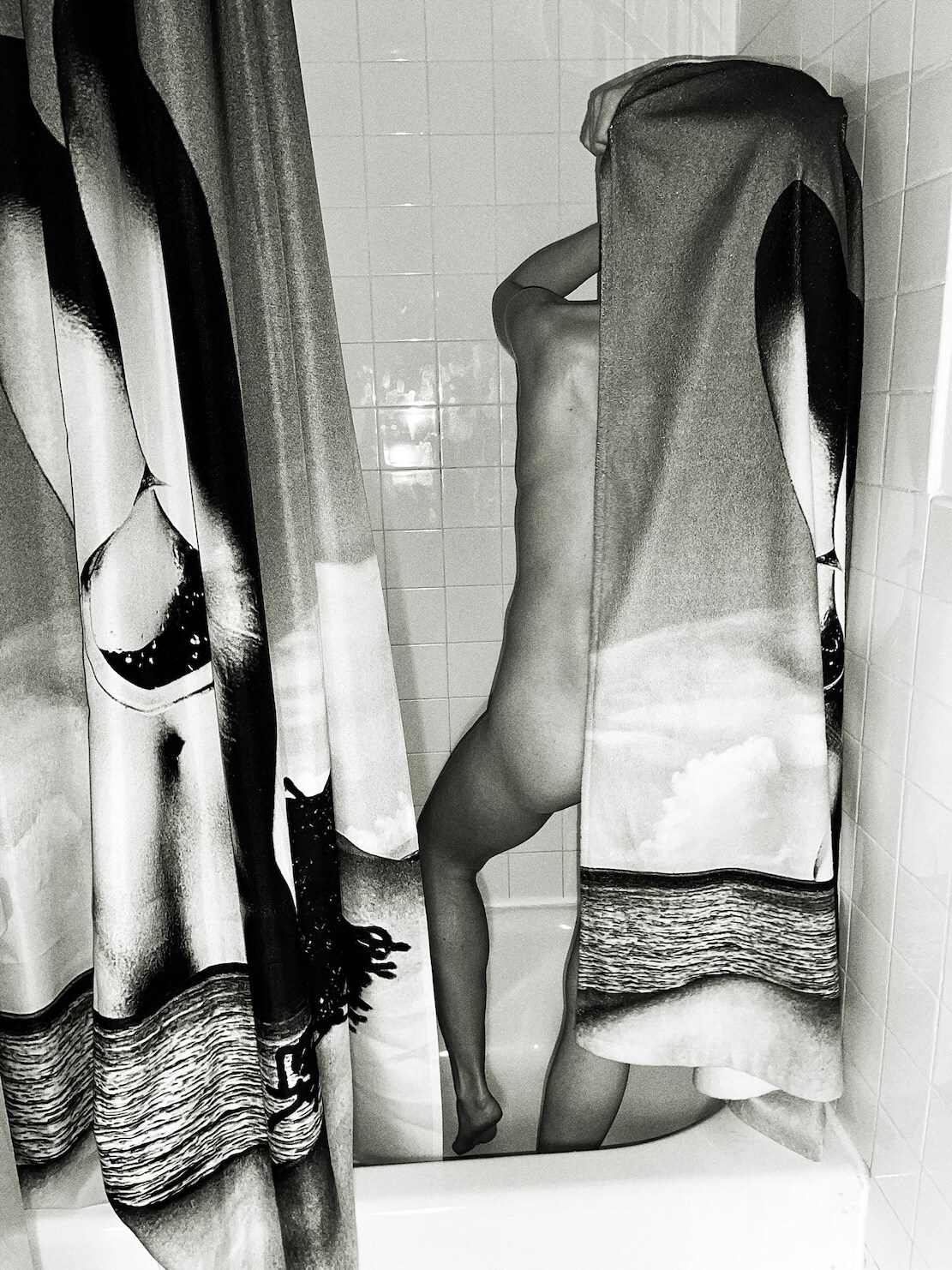 Curtains and Towels by Katie Burnett