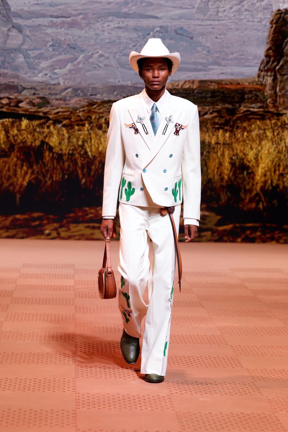 At Louis Vuitton, Pharrell Tells the Story of the Original Cowboys ...